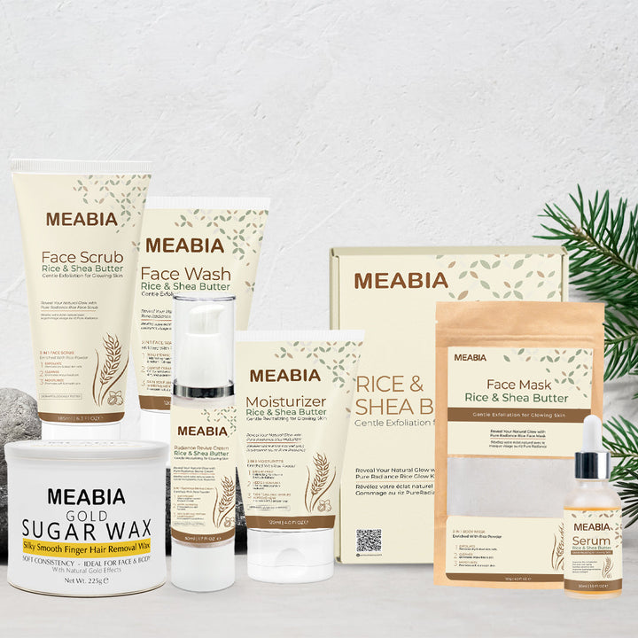 Rice Kit Including Wax With Shea Butter - MEABIA