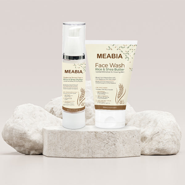 Rice Skin Care With Shea Butter (Face Wash+ Serum)