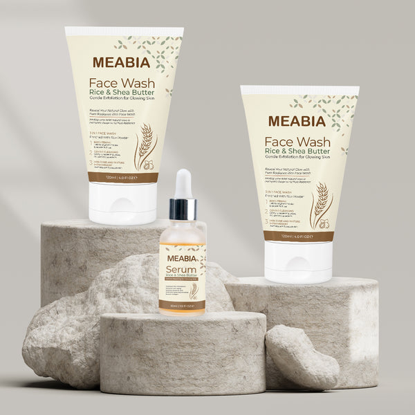 Rice Face Wash & Serum with Shea Butter