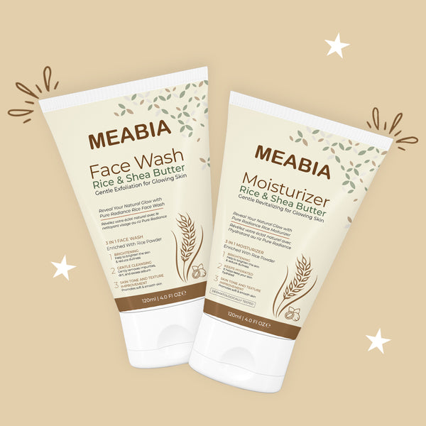 Rice Moisturizer & Face Wash with Shea Butter
