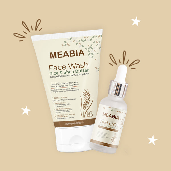 Rice Skin Care with Shea Butter (Face Wash+ Serum)