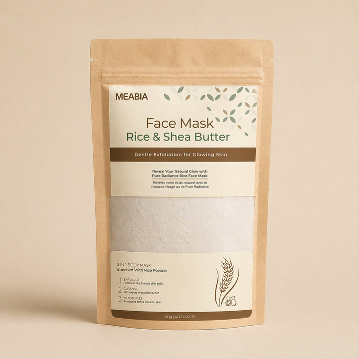 Rice Face Mask with Shea Butter | Nourish and Glow Naturally – MEABIA